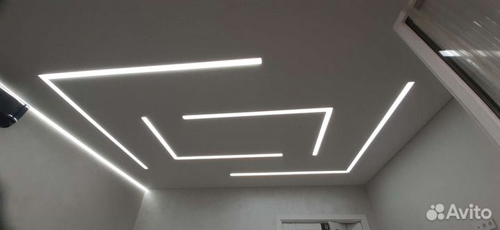 Натяжные потолки установка