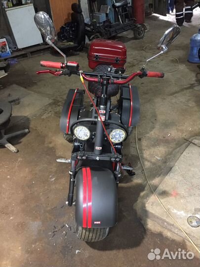 Электротрицикл-вездеход 6000W/48V/48Ah