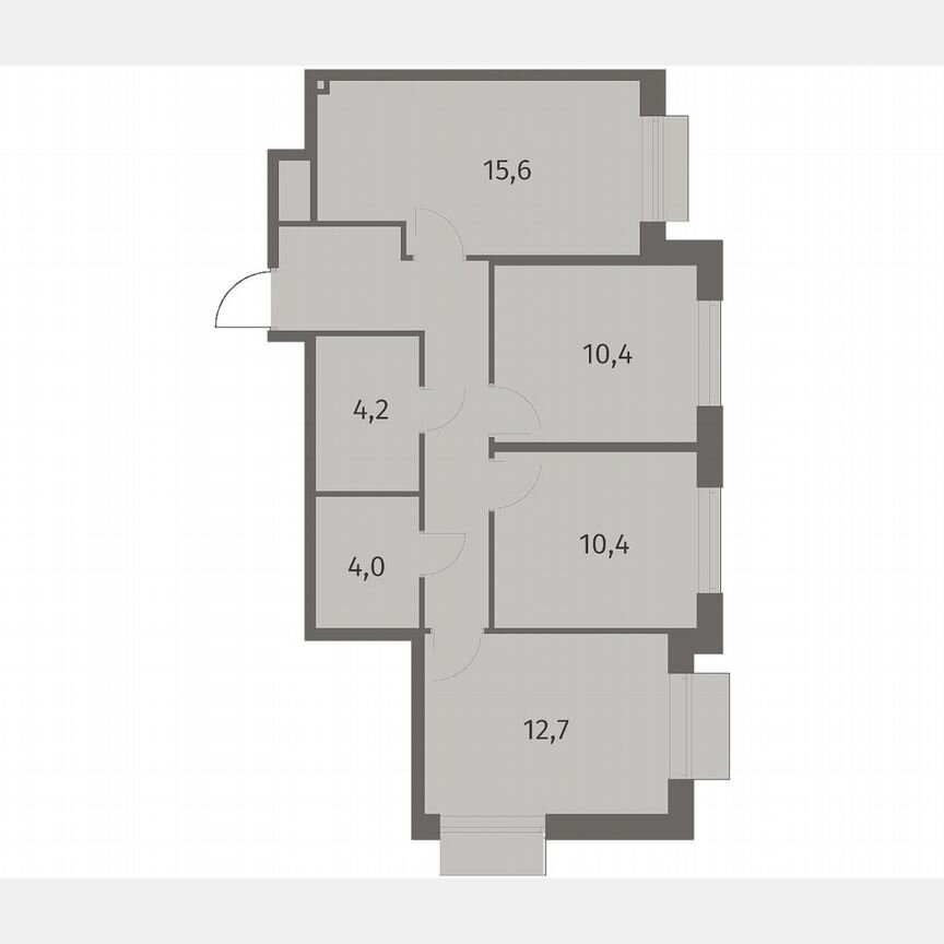 3-к. квартира, 68,2 м², 7/8 эт.