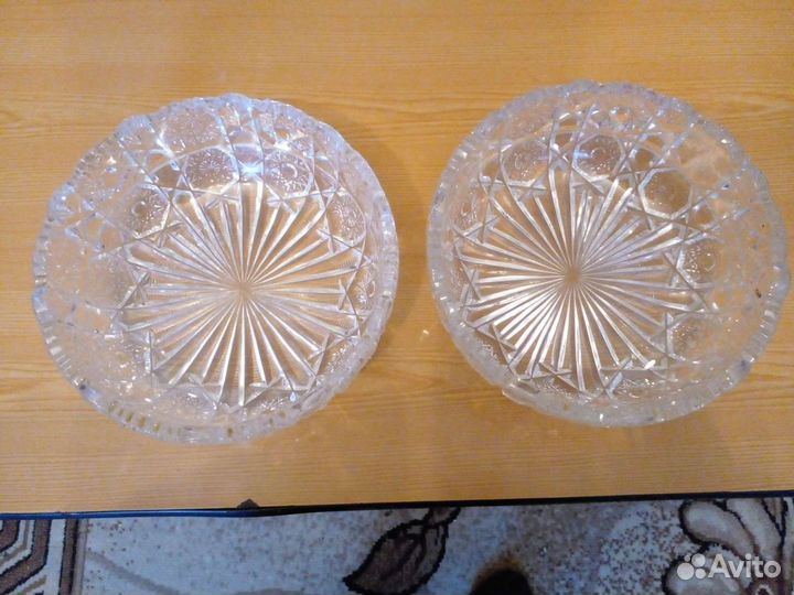 Салатница хрусталь СССР