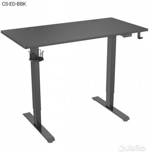 Компьютерный стол cactus ED для дома и офиса Чёрны