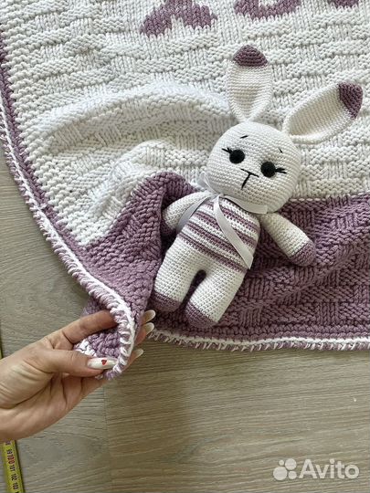 Комплект игрушка мягкая и Детское одеялко