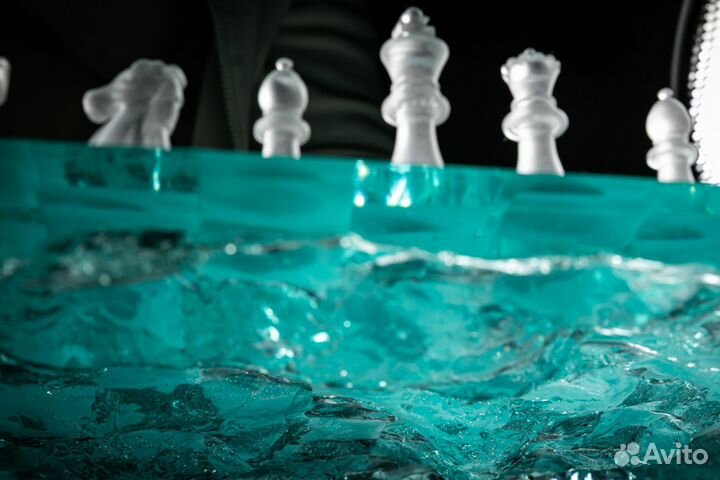 Шахматы ручной работы из эпоксидной смолы
