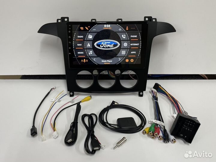 Магнитола 2/32 на Ford S-Max / Galaxy на андроид