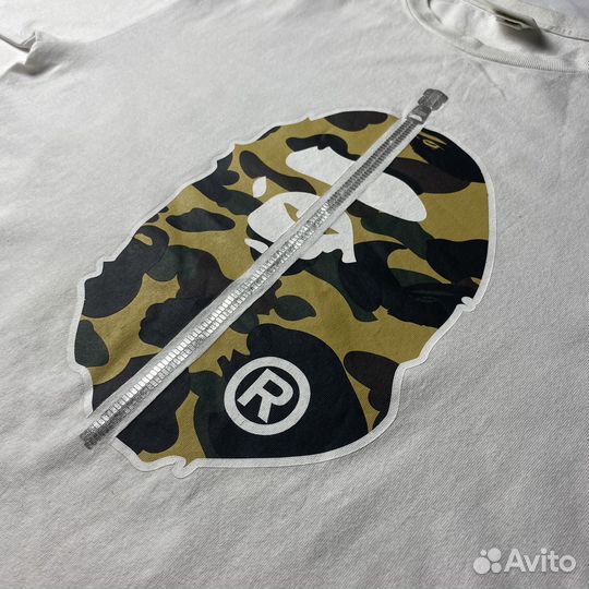 Футболка Bape Big Head Ape Zip