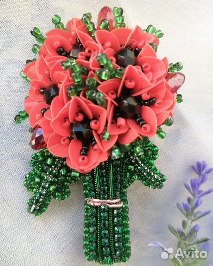 Броши ручной работы