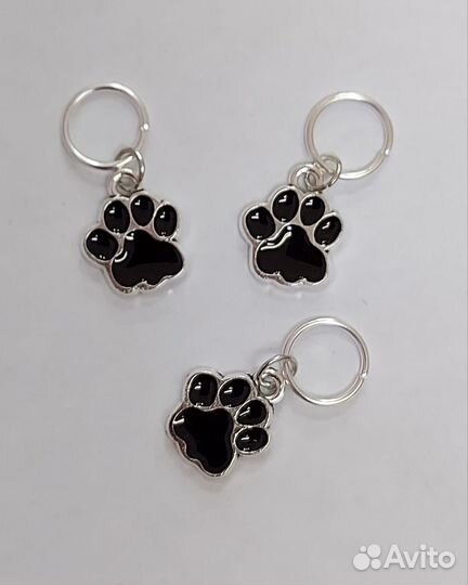 Украшения на косички лапка 3 шт