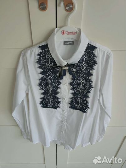 Школьная блузка gulliver 140