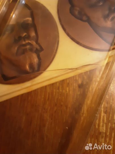 Настольные медали комплект 3 штуки в коробке