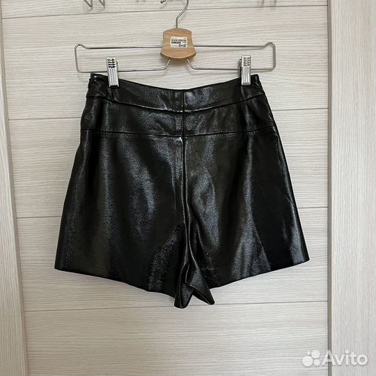 Шорты кожаные zara