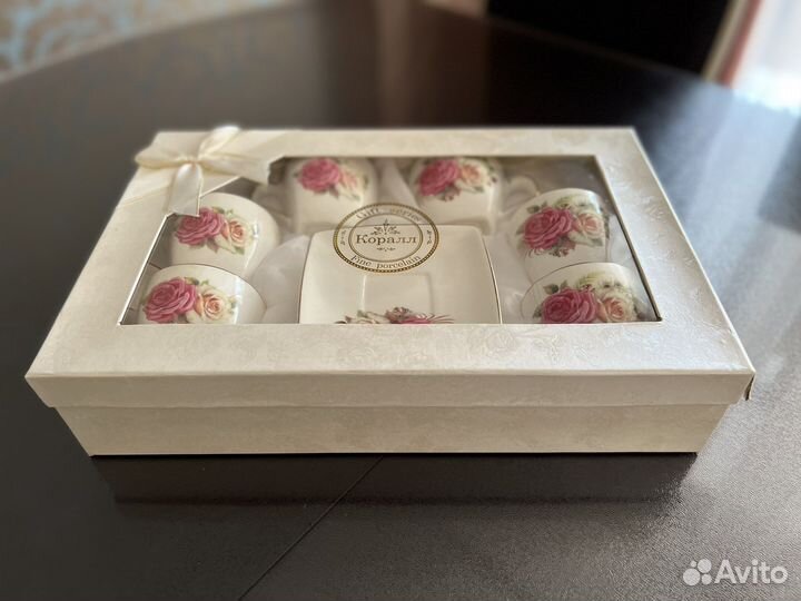 Кофейный набор Коралл (новый)