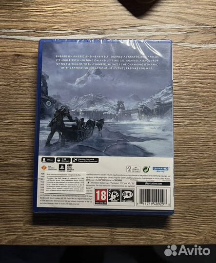 God of War Ragnarok ps5 (новый, не распечатанный)