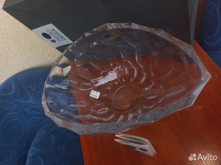 Салатник Bohemia Crystal, новый