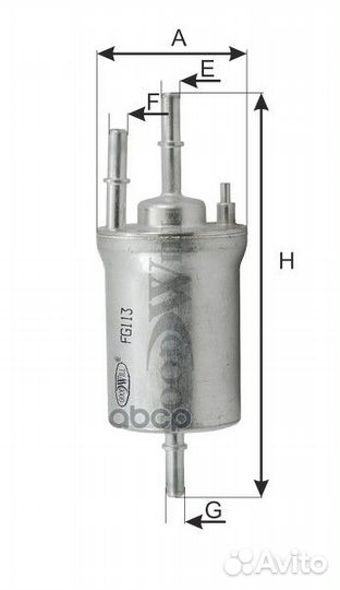 Фильтр топливный audi A3,TT/ scoda Fabia, Octav