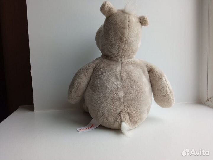 Мягкая игрушка Бегемот, 31 см