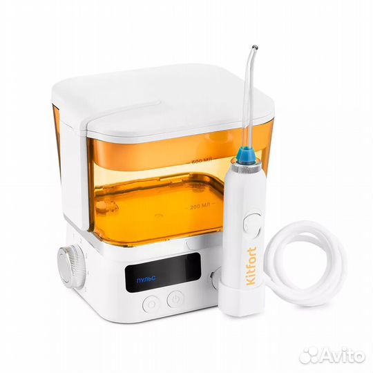 Ирригатор Kitfort кт-2917-4, белый, оранжевый