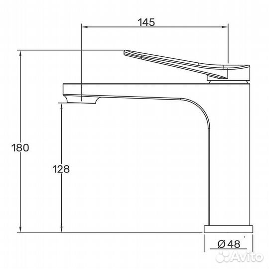 Смеситель для раковины Gappo G1010-6