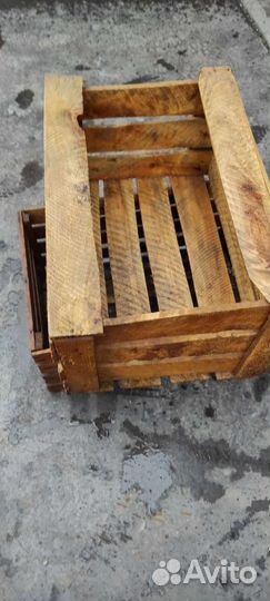 Ящики деревянные для фруктов, овощей и декора