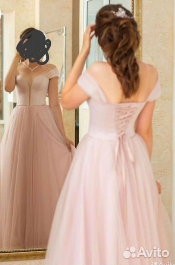 Платье вечернее 44 б/у