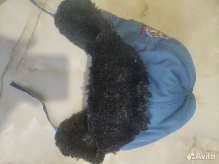 Шапка-ушанка болоньевая