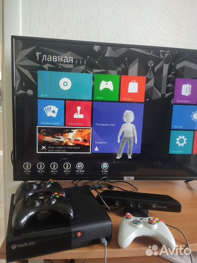 Xbox 360 freeboot kinect 3геймпада