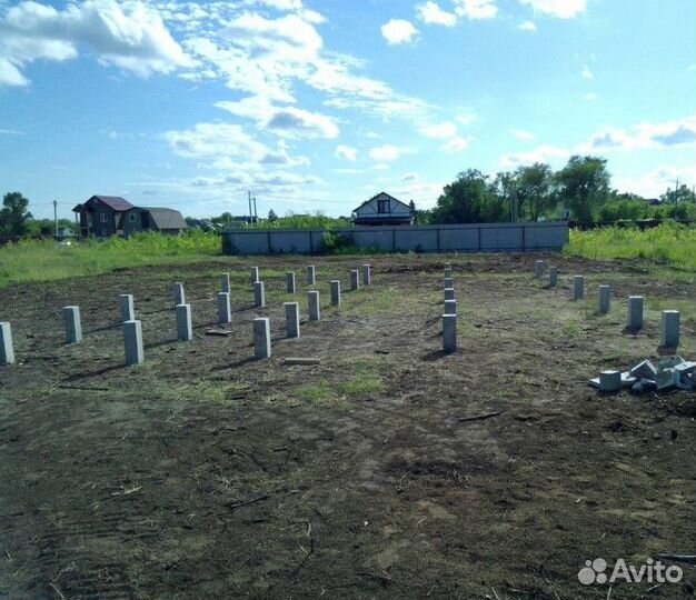 Фундамент на сваях забивных