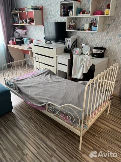 Детская кровать IKEA раздвижная