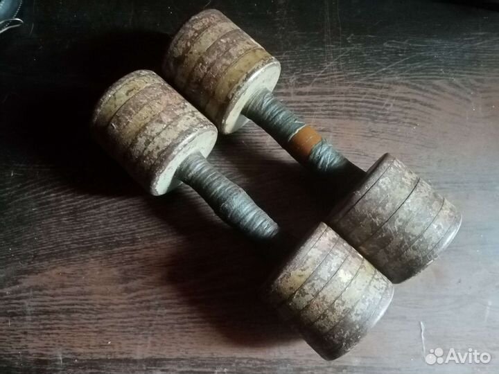 Гантели разборные по 5.5 кг СССР 70-е годы