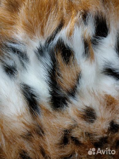 Искусственный мех - зимняя рысь
