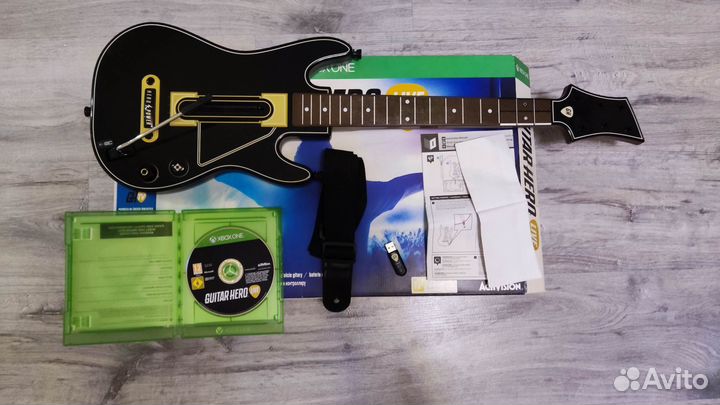 Guitar hero контроллер xbox one + диск игры