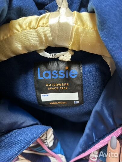 Зимний костюм для девочки lassie 110