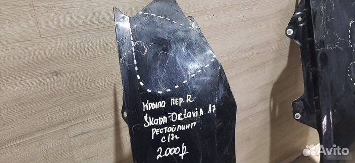 Крыло Skoda