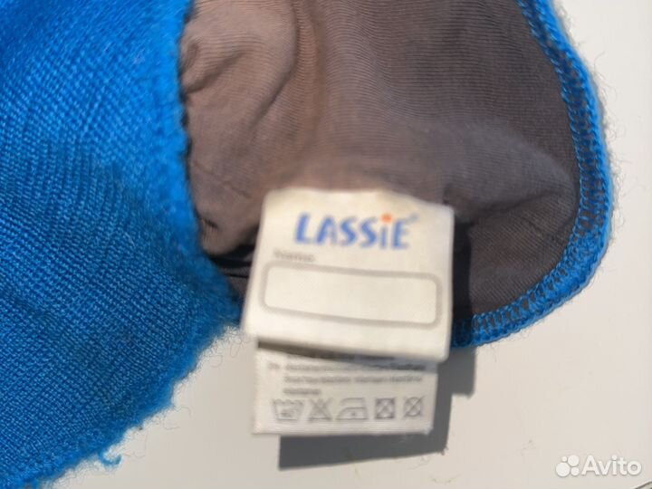Шапка шлем синий Lassie