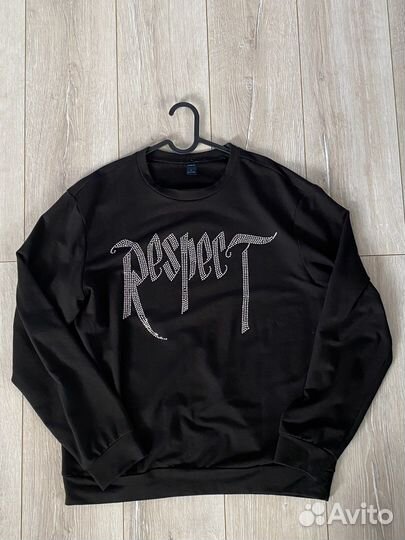 Свитшот лонгслив мужской со стразами