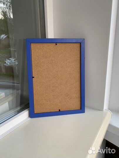 Рамка для фото синяя (33х24.5 см)