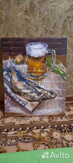 Картина маслом на холсте 