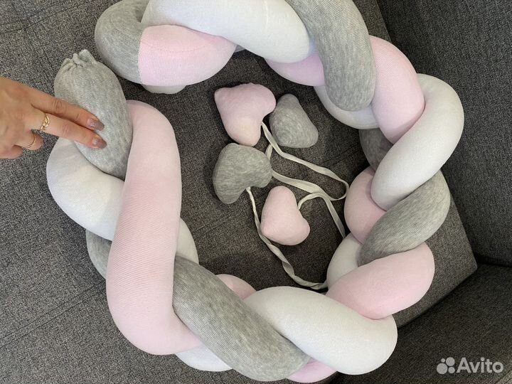 Бортик косичка