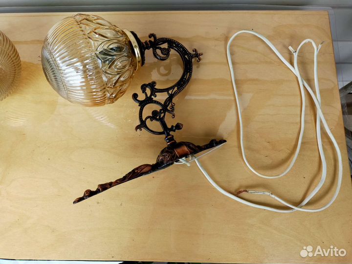 Настенный светильник бра бронза