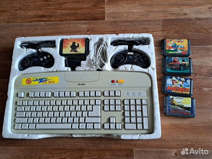 Приставка sega сюбор 16 бит