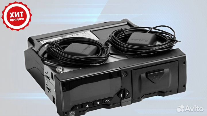 Тахограф Меркурий та001 (Новый) с чипом скзи