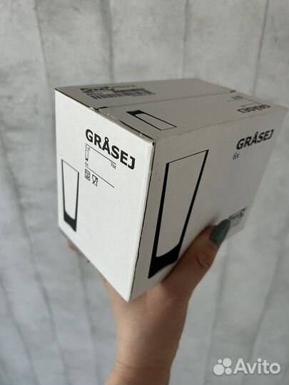 Рюмки стопки шоты икеа Гросей