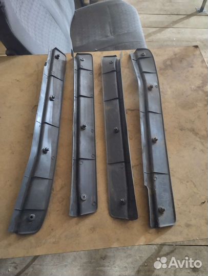 Накладки порога mitsubishi Спейс wagon 2