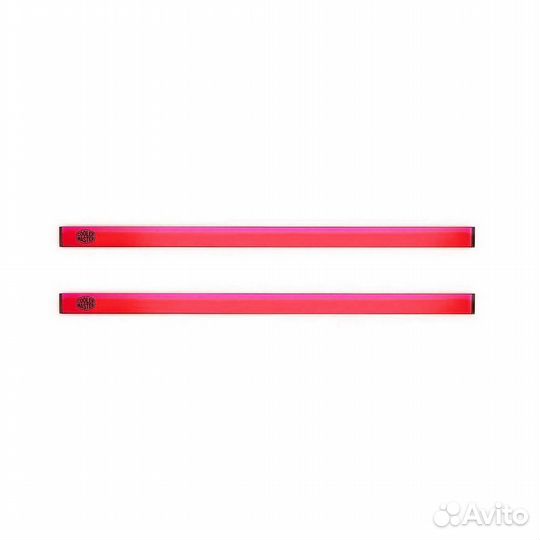 Universal Red LED strip with magnetic grip, alumin