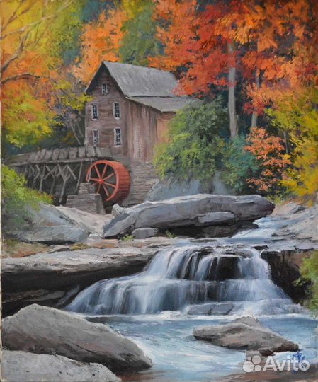 Картина маслом на холсте пейзаж