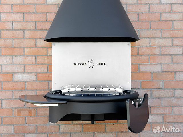 Гриль барбекю угольно-дровяной. Russia Grill