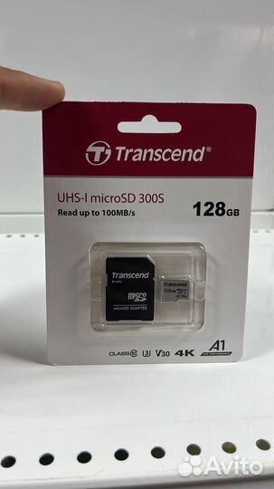 Карта памяти Transcend 300S microsdxc 128 гб