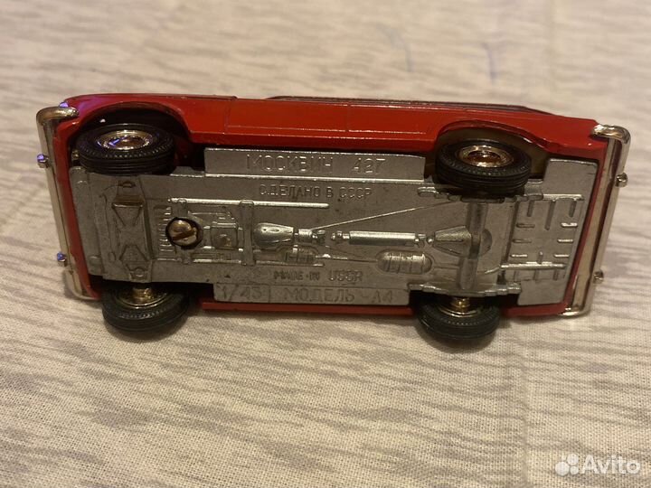 Модели автомобилей 1 43 СССР москвич 427