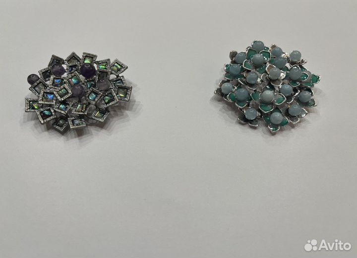 Броши в виде орнамента, дам, растений