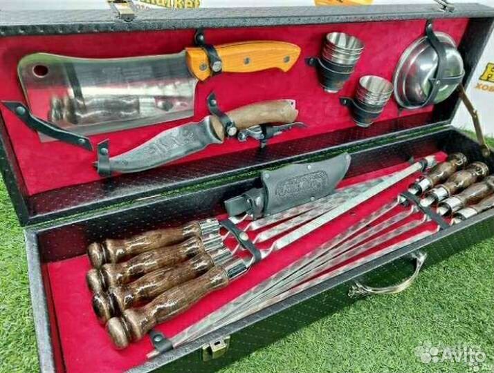 Шашлычный набор подарочный набор шампура