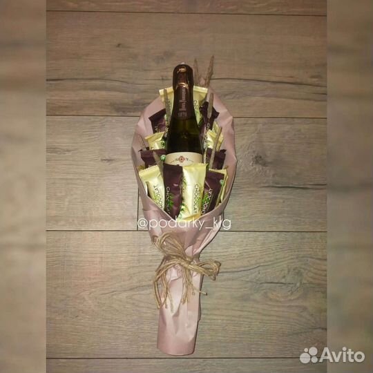 Сладкие букеты из конфет